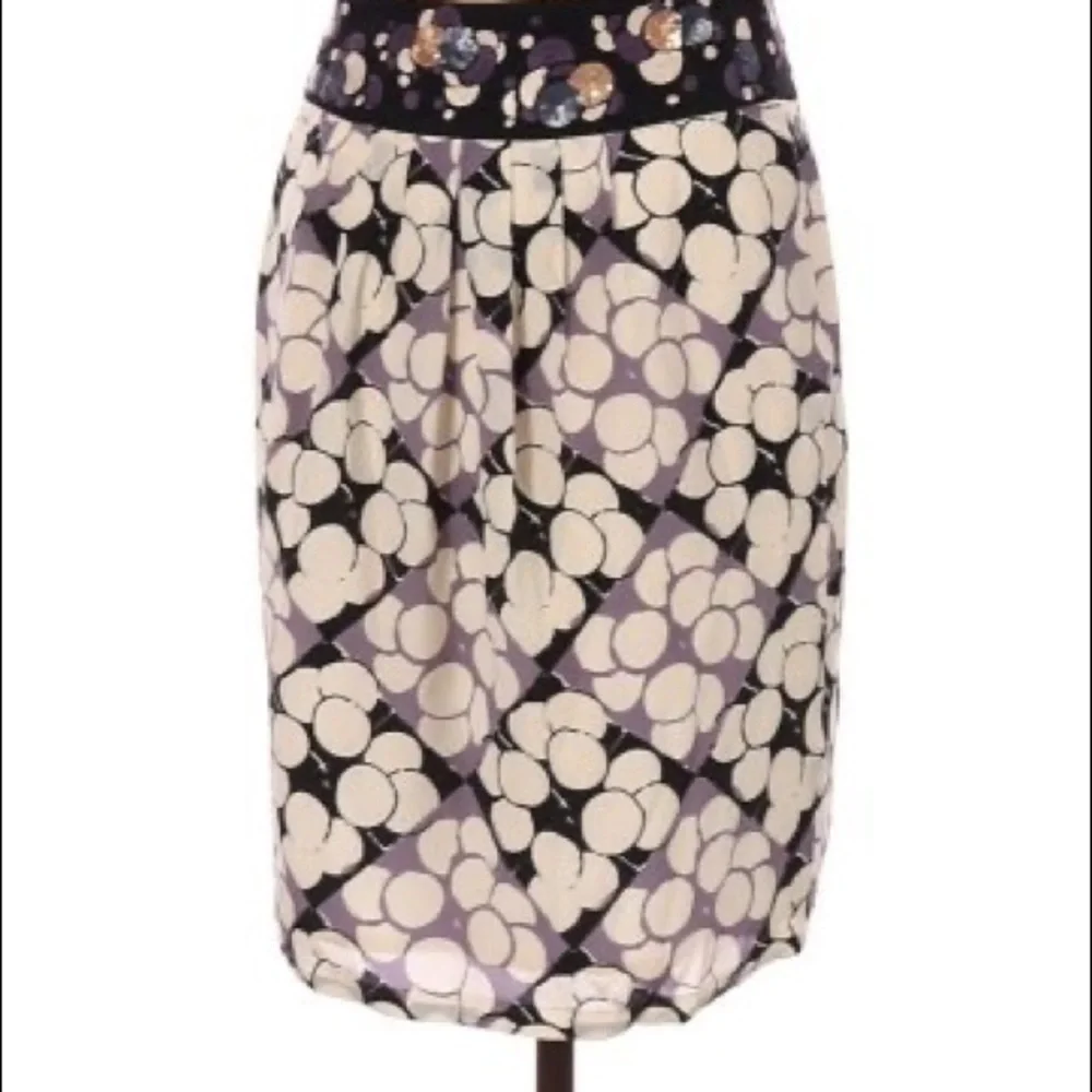 Floreat silk skirt